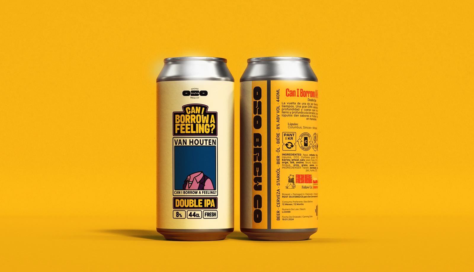 OSO BREW CAN I BORROW A FEELING? - Las Cervezas de Martyn