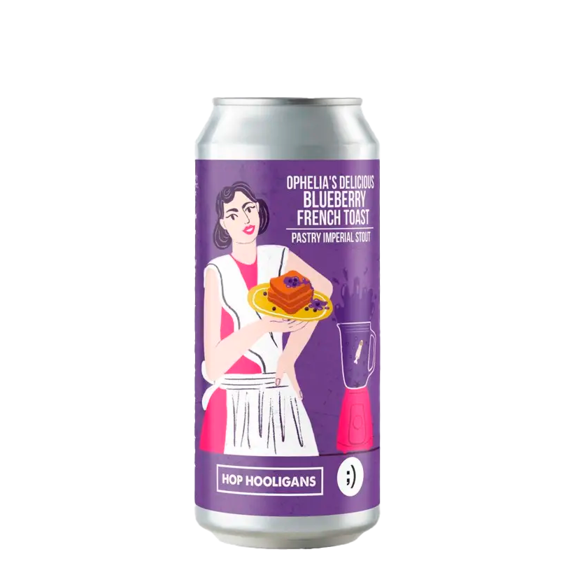 HOP HOOLIGANS OPHELIAS DELICIOUS BLUEBERRY FRENCH TOAST - Las Cervezas de Martyn